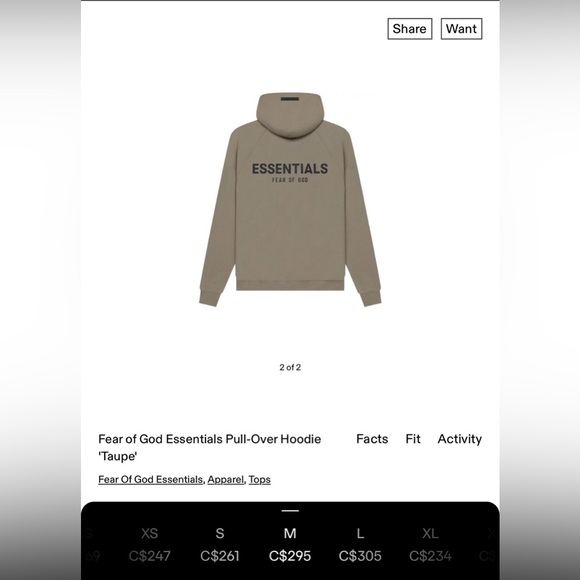 FOG Essentials ( sold) - Picture 1 of 2